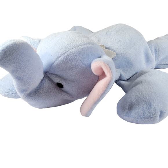 TY Beanie Baby Blue Elephant Plush Soft Toy 15" Floppy Soft 1996 Vintage - Picture 2 of 11